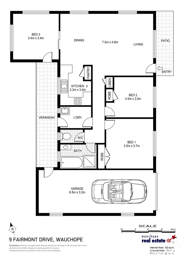 Floorplan of Homely house listing, 9 Fairmont Drive, Wauchope NSW 2446