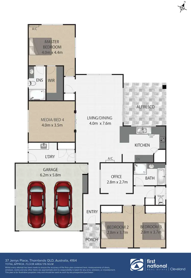 Floorplan of Homely house listing, 37 Jerrys Place, Thornlands QLD 4164