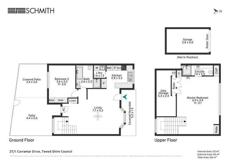 Floorplan of Homely townhouse listing, 27/1 Carramar Drive, Tweed Heads West NSW 2485
