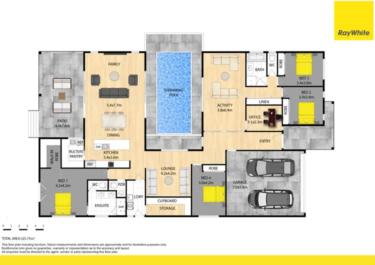 Floorplan of Homely house listing, 8 Ulysses Drive, Cannon Valley QLD 4800