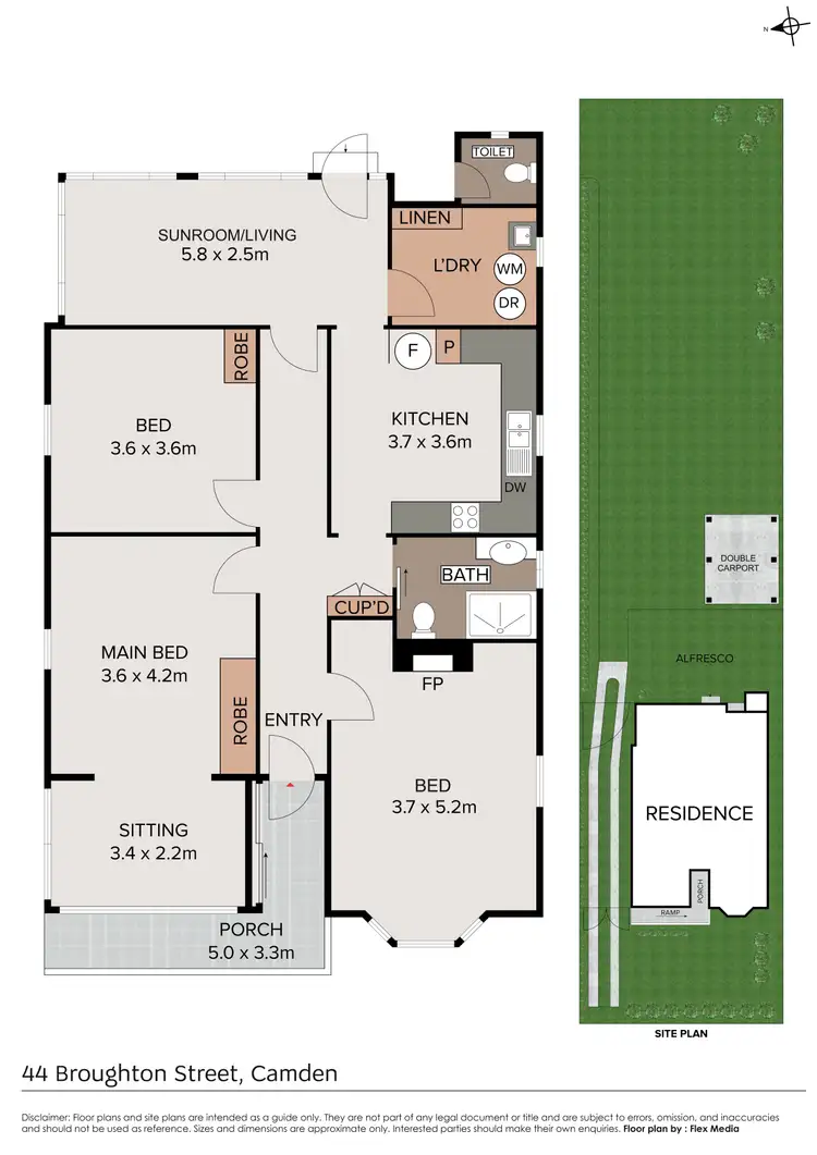 Floorplan of Homely house listing, 44 Broughton Street, Camden NSW 2570