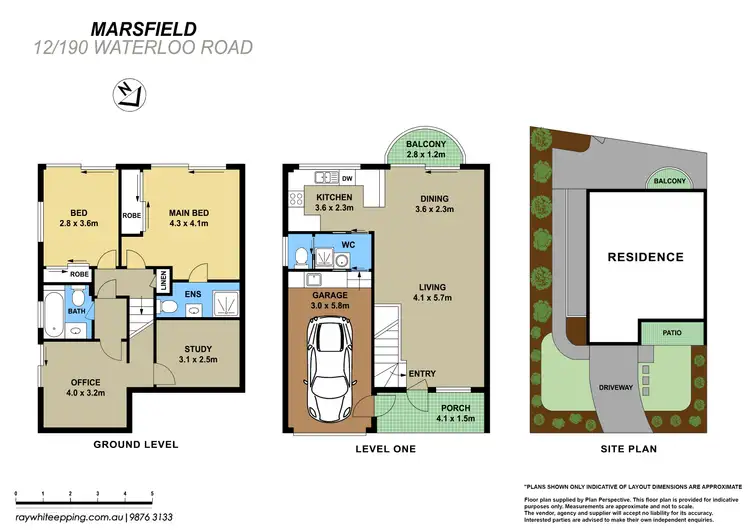 Floorplan of Homely townhouse listing, 12/190 Waterloo Road, Marsfield NSW 2122