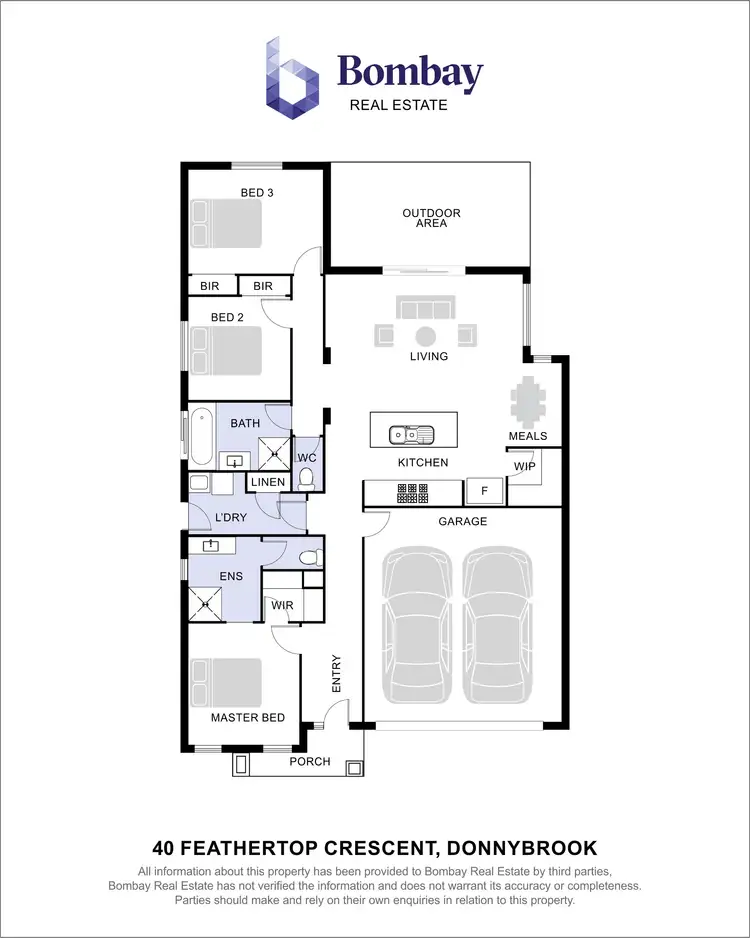 Floorplan of Homely house listing, 40 Feathertop Crescent, Donnybrook VIC 3064