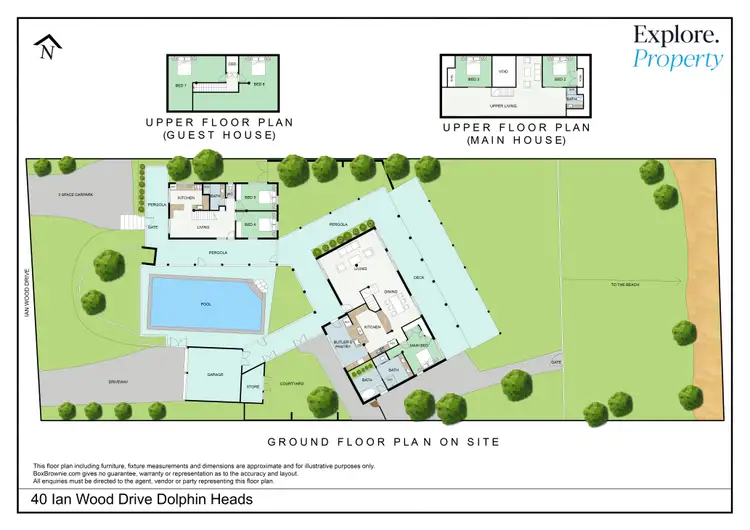 Floorplan of Homely house listing, 40 Ian Wood Drive, Dolphin Heads QLD 4740