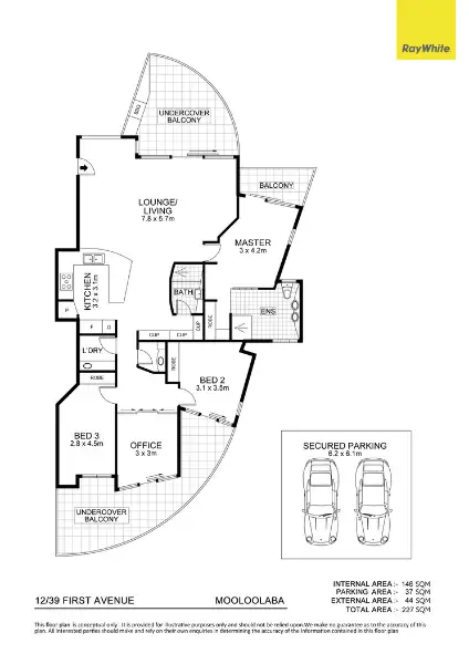 Floorplan of Homely unit listing, 12/39-45 First Avenue, Mooloolaba QLD 4557