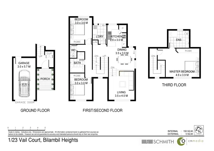 Floorplan of Homely semi-detached listing, 1/23 Vail Court, Bilambil Heights NSW 2486