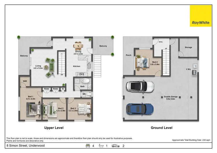 Floorplan of Homely house listing, 8 Simon Street, Underwood QLD 4119