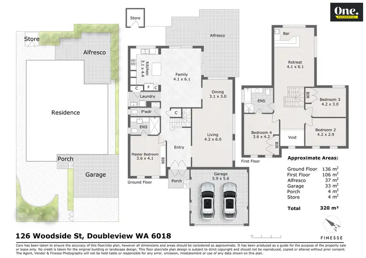Floorplan of Homely house listing, 126 Woodside Street, Doubleview WA 6018