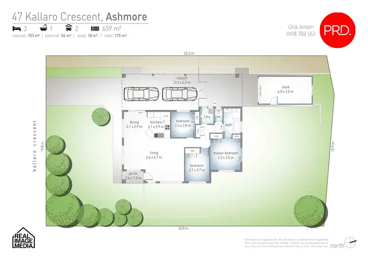 Floorplan of Homely house listing, 47 Kallaroo Crescent, Ashmore QLD 4214