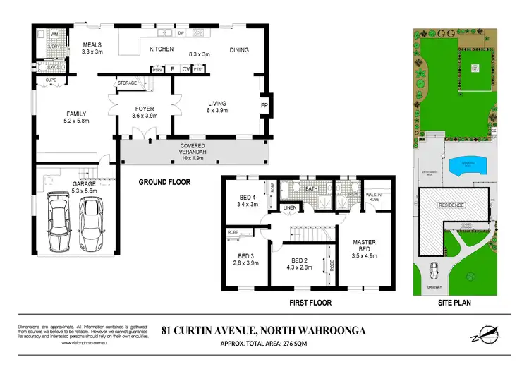 Floorplan of Homely house listing, 81 Curtin Avenue, Wahroonga NSW 2076