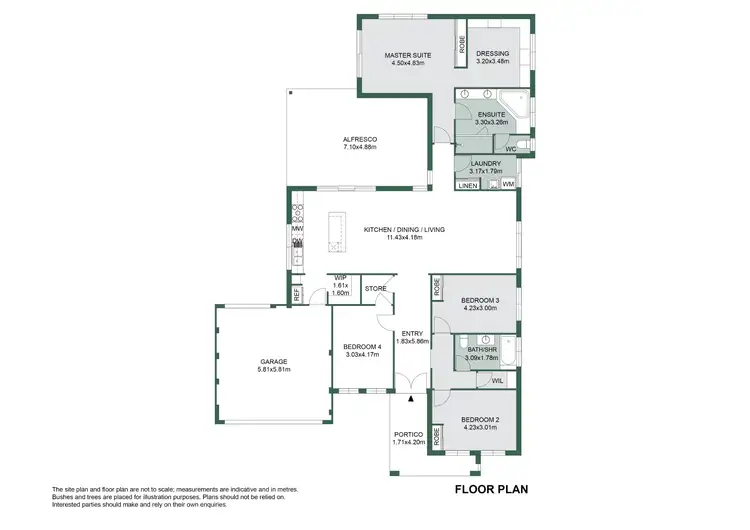 Floorplan of Homely house listing, 37 Harbeck Drive, Vasse WA 6280