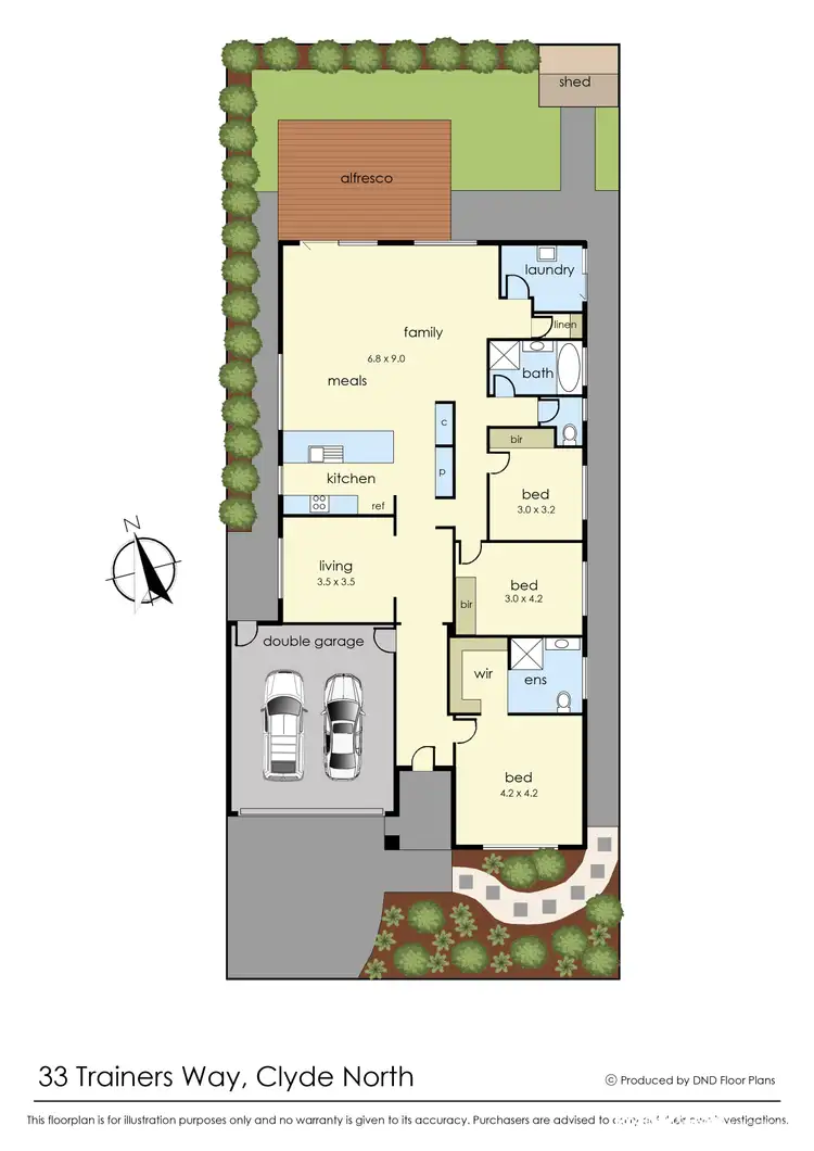 Floorplan of Homely house listing, 33 Trainers Way, Clyde North VIC 3978