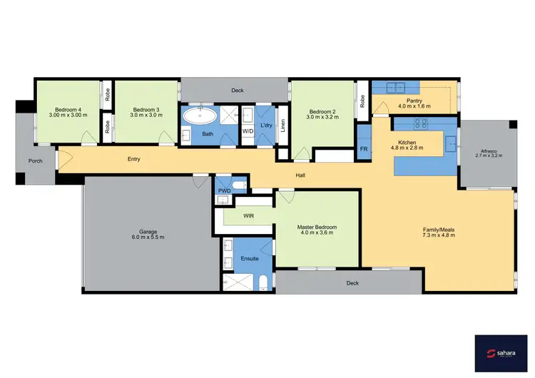 Floorplan of Homely house listing, 18 Damesfly Cct, Tarneit VIC 3029