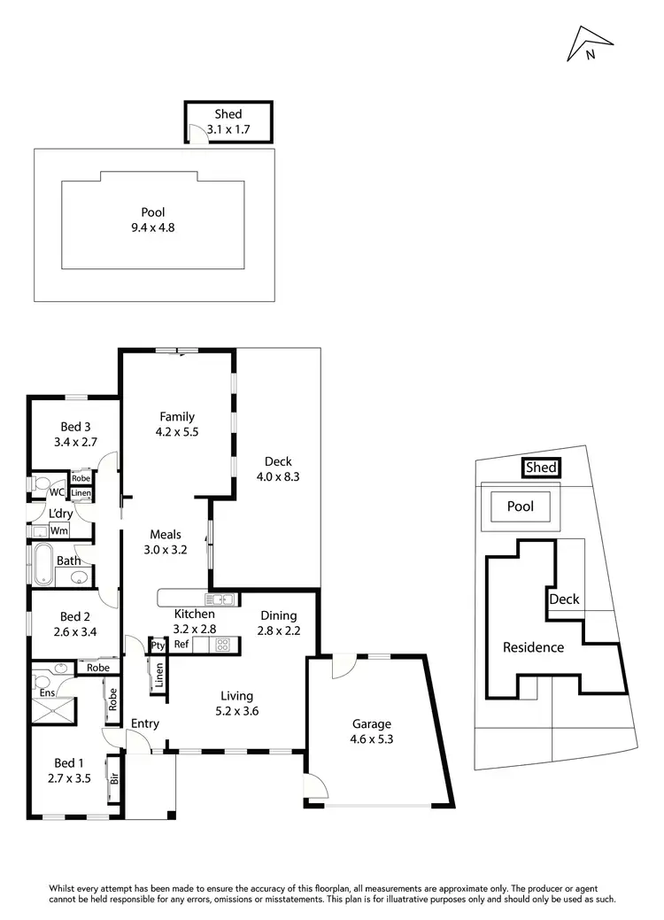 Floorplan of Homely house listing, 7 Kurrajong Drive, Altona Meadows VIC 3028