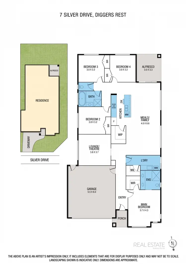 Floorplan of Homely house listing, 7 Silver Drive, Diggers Rest VIC 3427