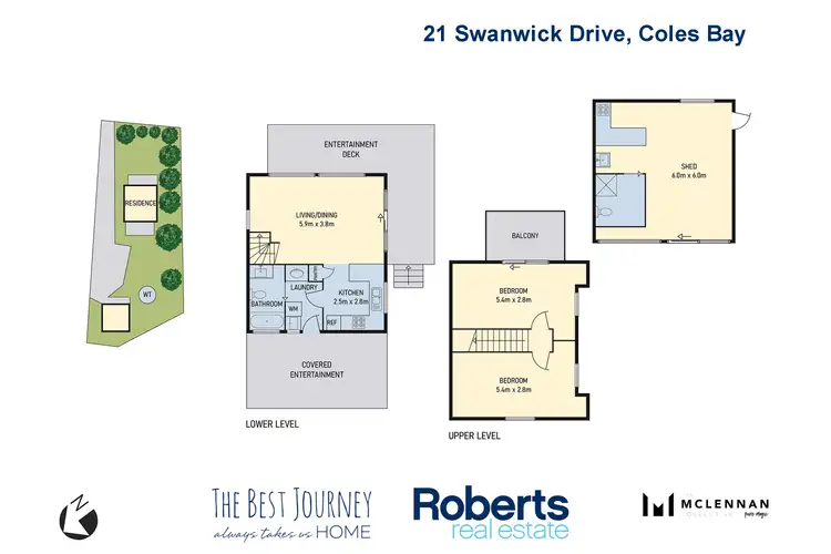Floorplan of Homely house listing, 21 Swanwick Drive, Coles Bay TAS 7215