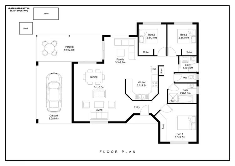 Floorplan of Homely house listing, 572 Bayswater Road, Mount Louisa QLD 4814
