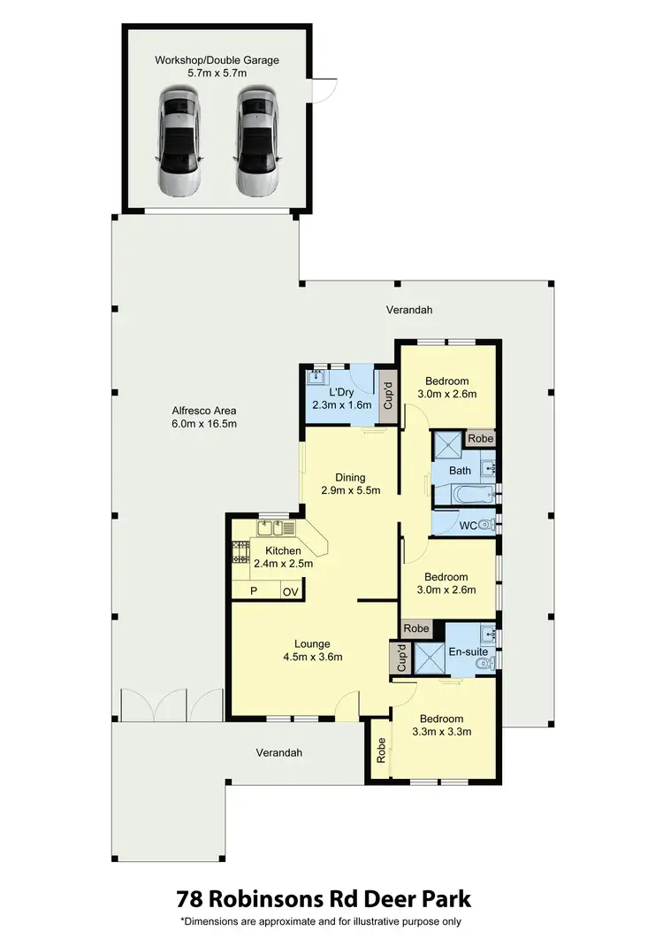 Floorplan of Homely house listing, 78 Robinsons Road, Deer Park VIC 3023