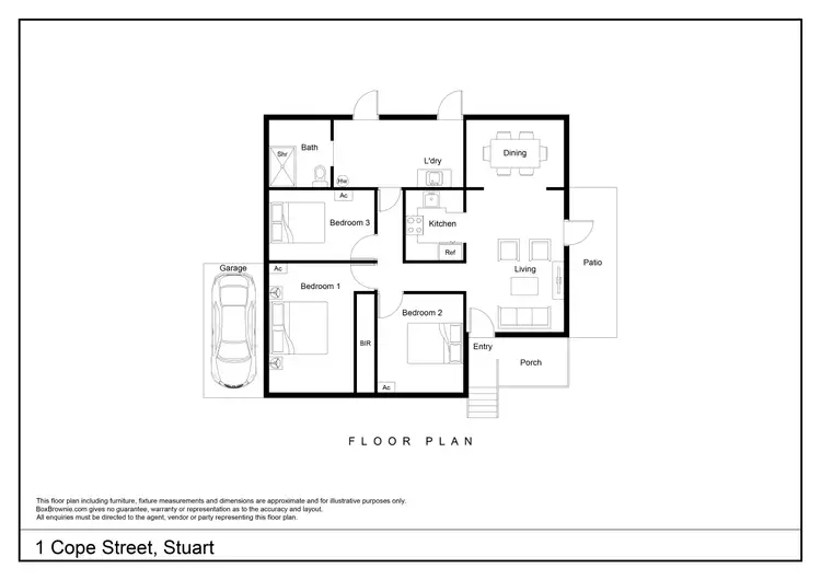 Floorplan of Homely house listing, 1 Cope Street, Stuart QLD 4811