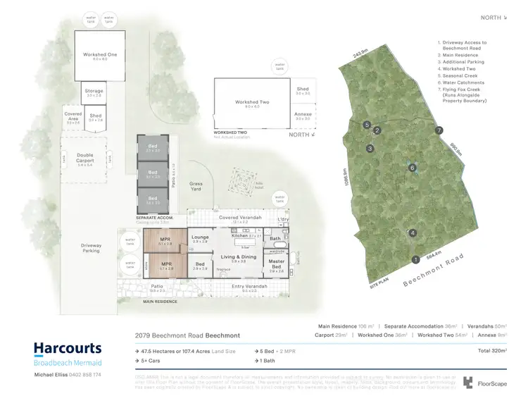 Floorplan of Homely house listing, 2079 Beechmont Road, Beechmont QLD 4211