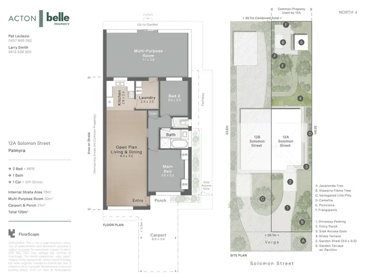 Floorplan of Homely house listing, 12A Solomon Street, Palmyra WA 6157