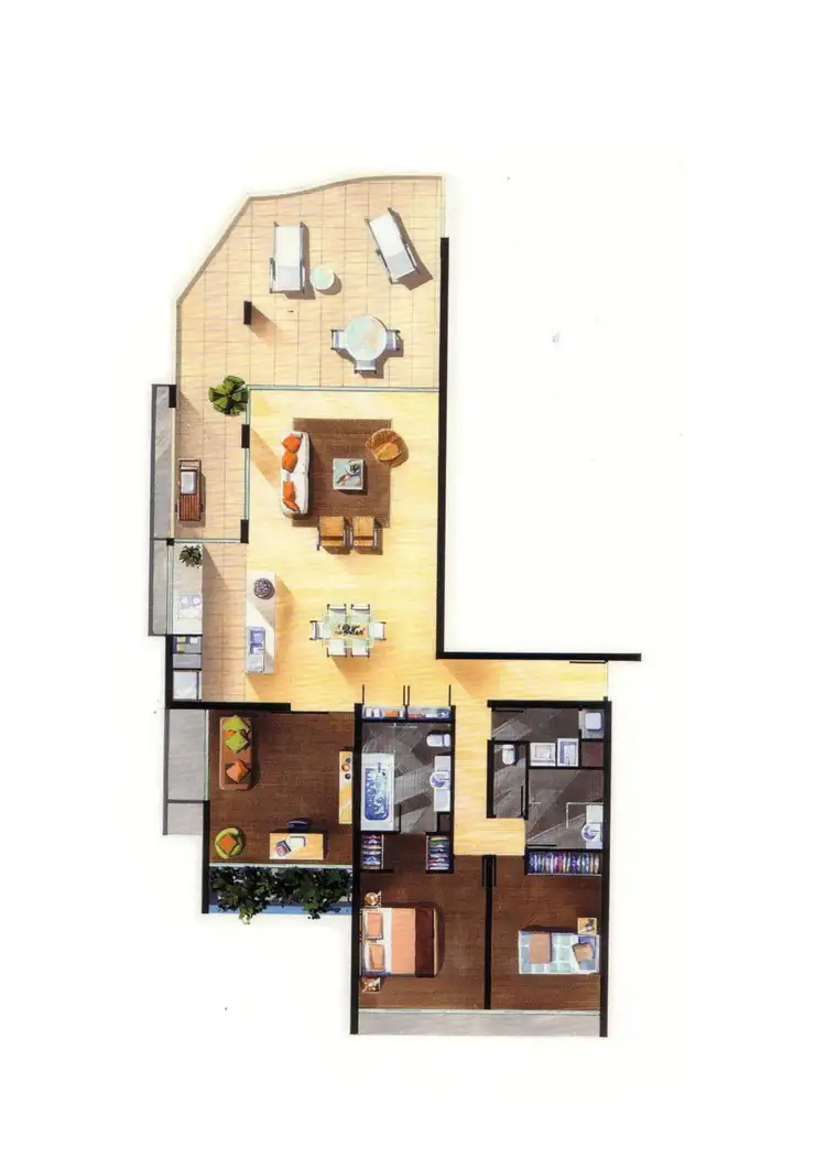 Floorplan of Homely unit listing, 17/26-34 Raintree Place, Airlie Beach QLD 4802