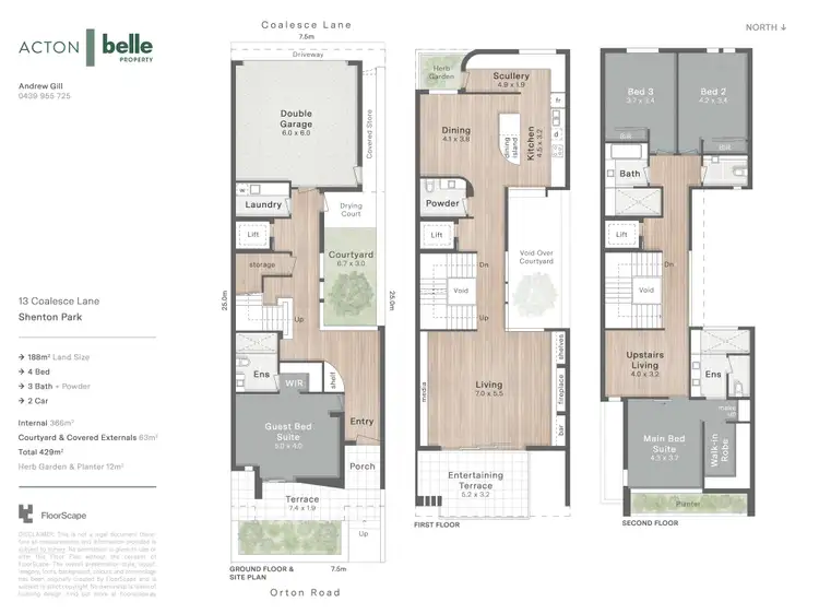 Floorplan of Homely house listing, 13 Coalesce Lane, Shenton Park WA 6008