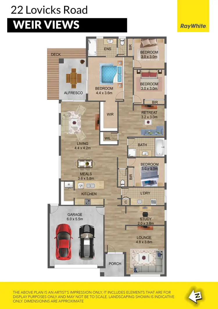 Floorplan of Homely house listing, 22 Lovicks Road, Weir Views VIC 3338