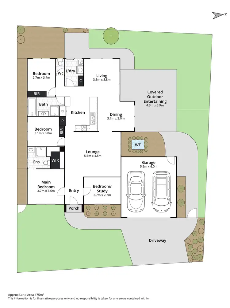 Floorplan of Homely house listing, 18 Pickerall Avenue, Grovedale VIC 3216