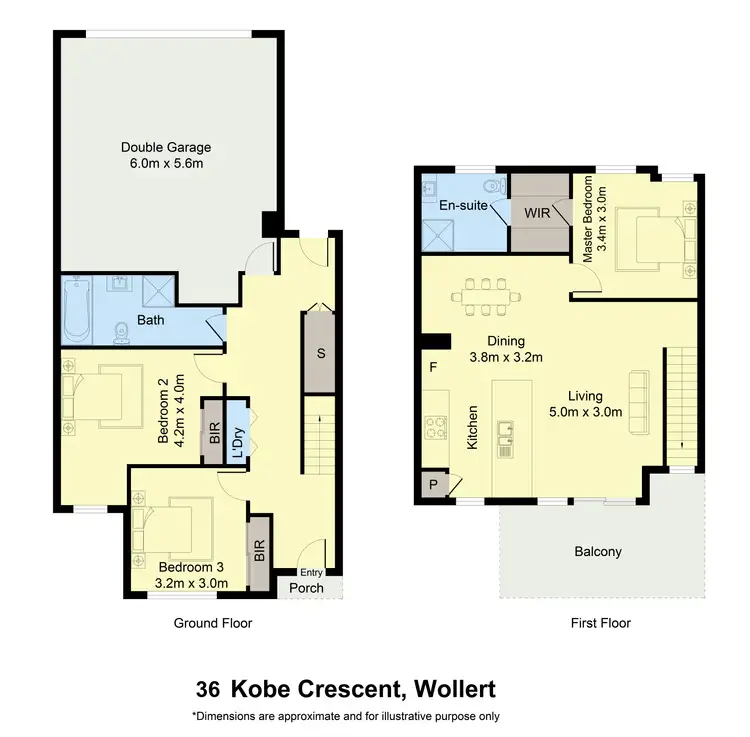 Floorplan of Homely house listing, 36 Kobe Crescent, Wollert VIC 3750