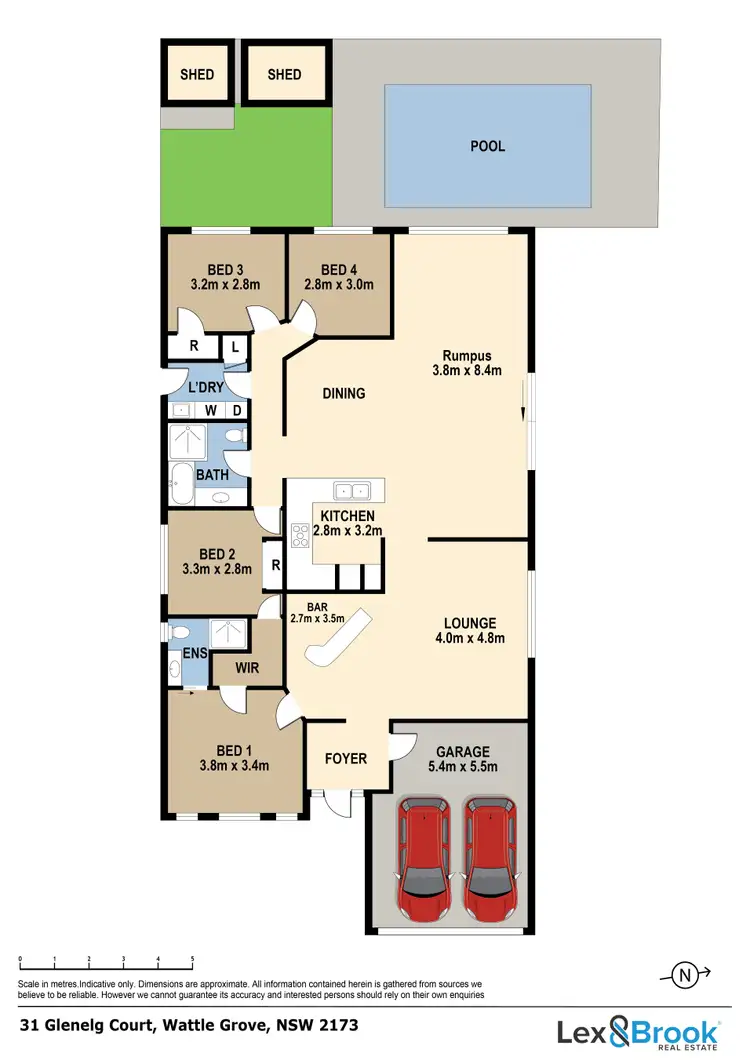 Floorplan of Homely house listing, 31 Glenelg Court, Wattle Grove NSW 2173
