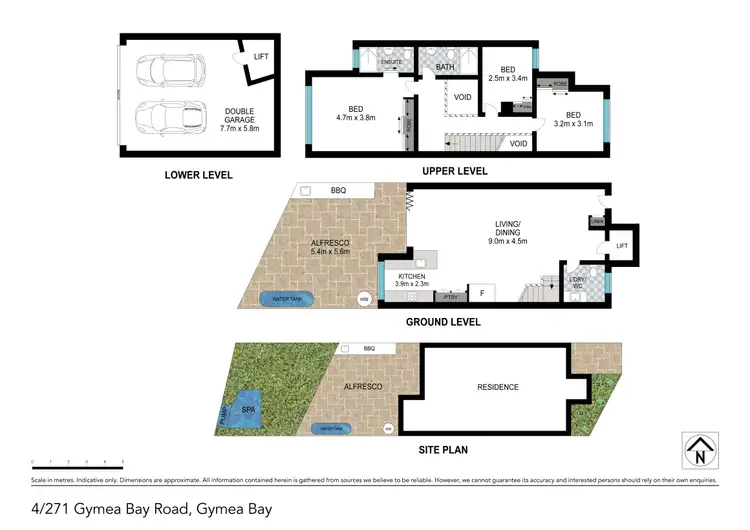 Floorplan of Homely townhouse listing, 4/271 Gymea Bay Road, Gymea Bay NSW 2227