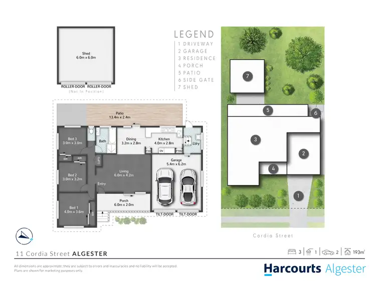 Floorplan of Homely house listing, 11 Cordia Street, Algester QLD 4115