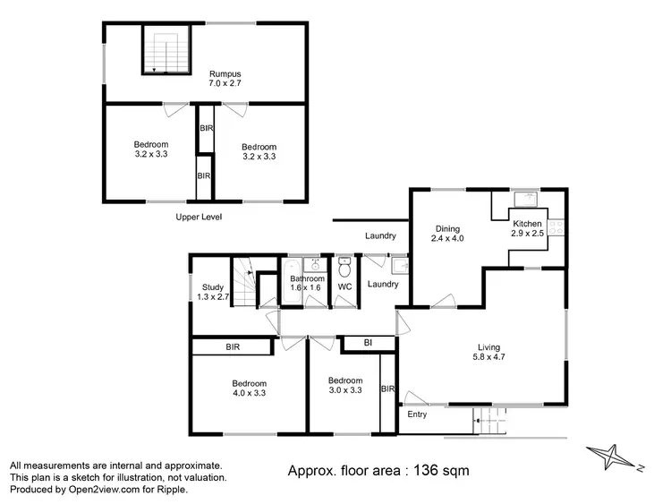 Floorplan of Homely house listing, 5 Kilander Crescent, Berriedale TAS 7011