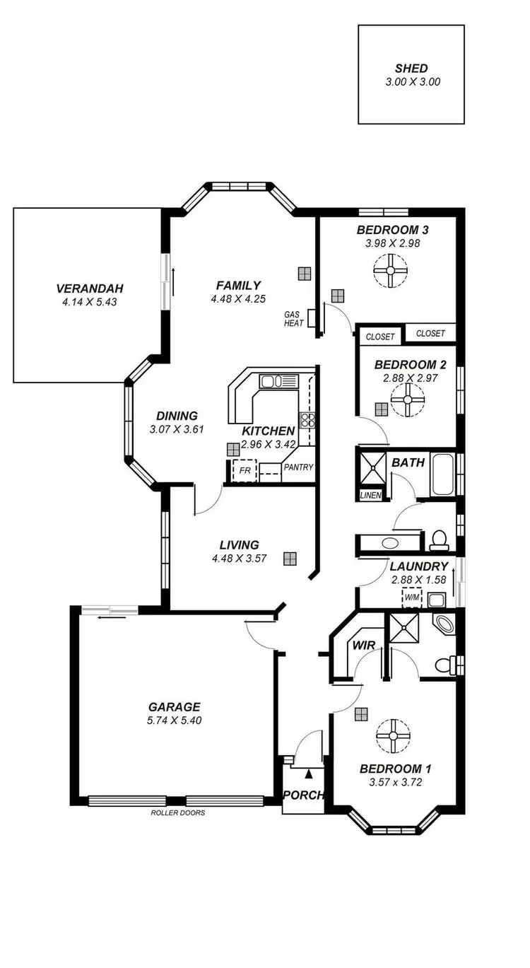 Floorplan of Homely house listing, 2 Jacaranda Drive, Craigmore SA 5114