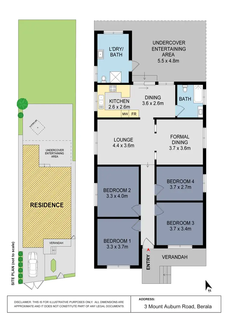 Floorplan of Homely house listing, 3 Mt Auburn Road, Berala NSW 2141
