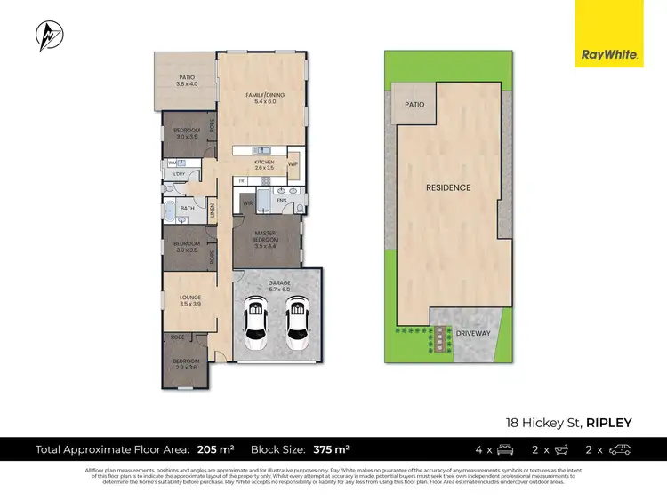 Floorplan of Homely house listing, 18 Hickey Street, Ripley QLD 4306