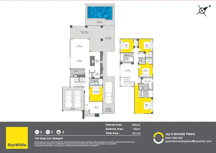 Floorplan of Homely house listing, 142 Quay Circuit, Newport QLD 4020