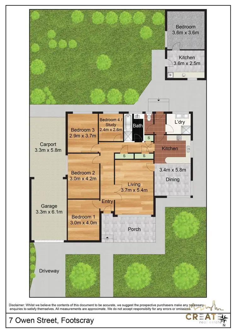 Floorplan of Homely house listing, 7 Owen Street, Footscray VIC 3011