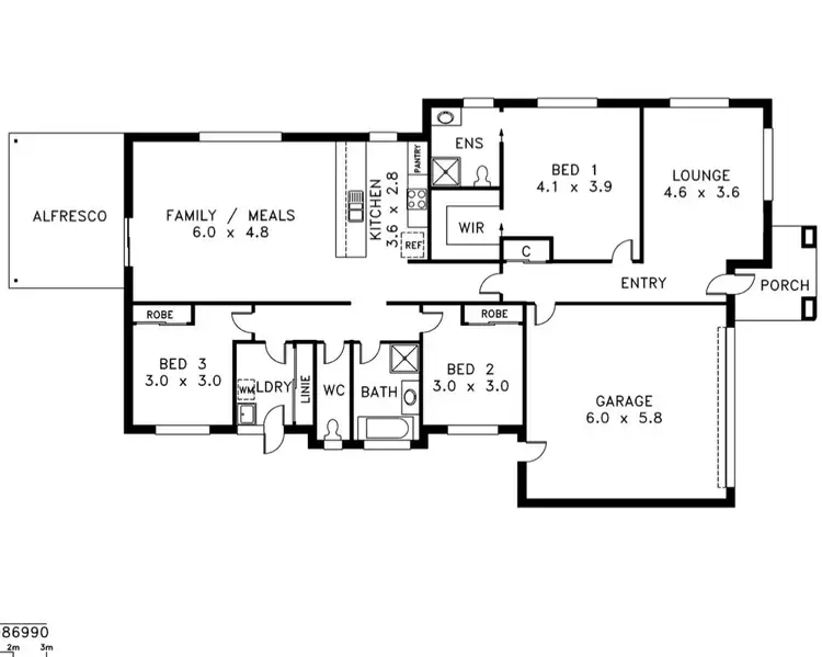 Floorplan of Homely house listing, Address available on request