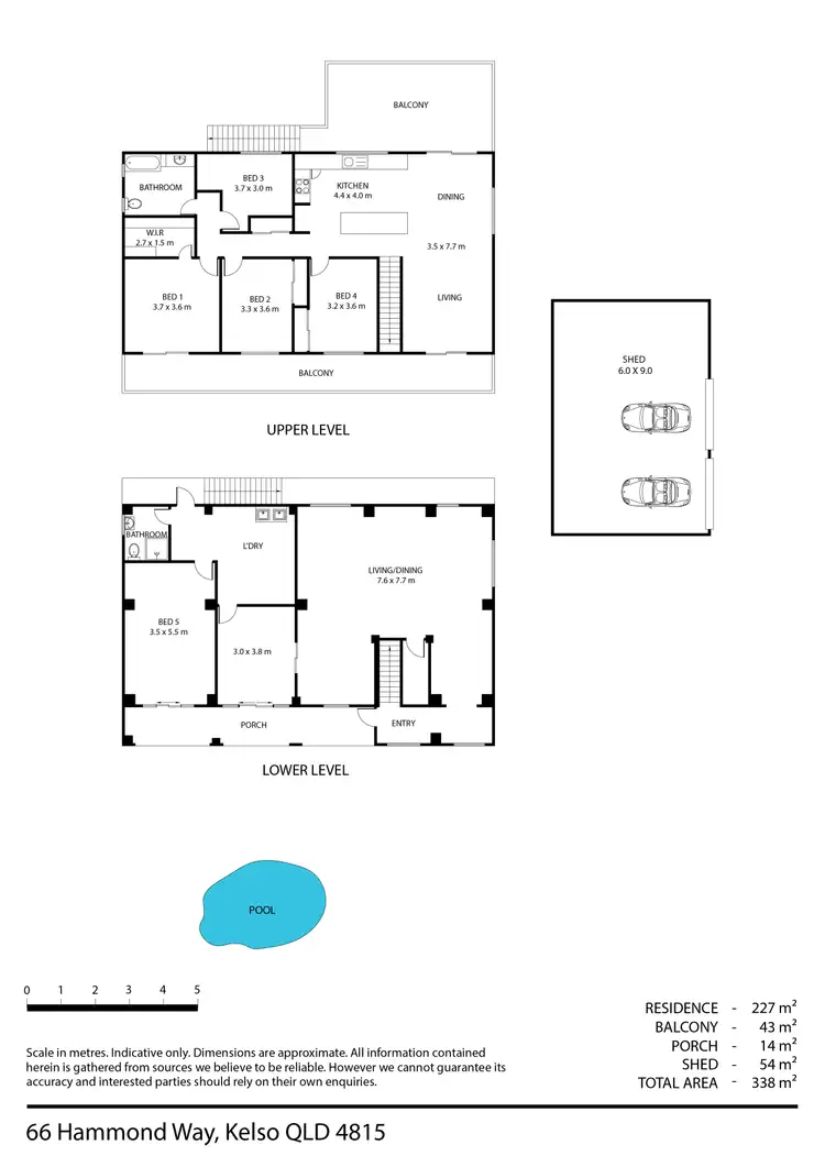 Floorplan of Homely house listing, 66 Hammond Way, Kelso QLD 4815