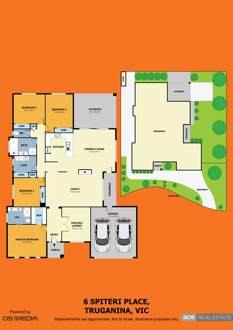 Floorplan of Homely house listing, 6 Spiteri Place, Truganina VIC 3029