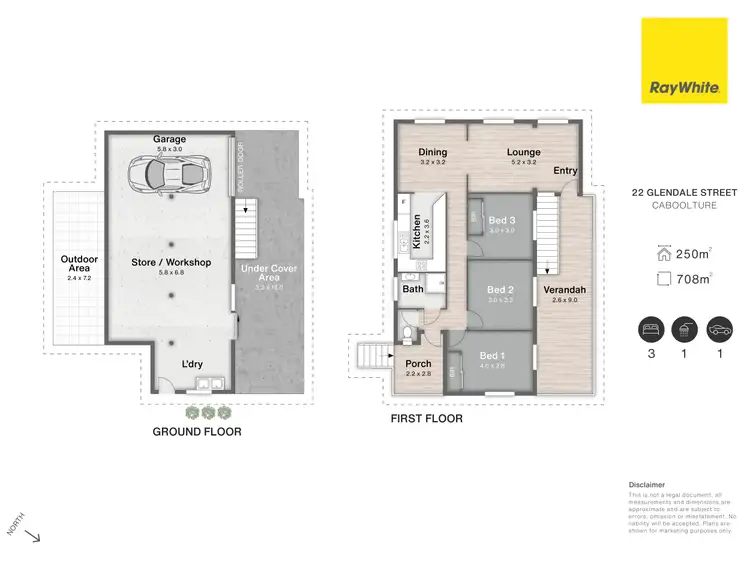 Floorplan of Homely house listing, 22 Glendale Street, Caboolture QLD 4510