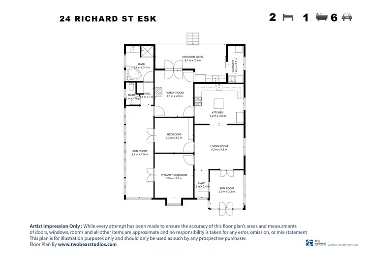 Floorplan of Homely house listing, 24 Richard Street, Esk QLD 4312