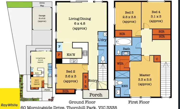 Floorplan of Homely house listing, 60 Morningside Drive, Thornhill Park VIC 3335