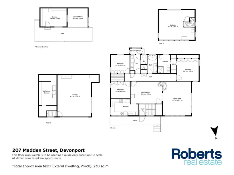 Floorplan of Homely house listing, 207 Madden Street, Devonport TAS 7310