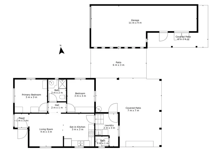 Floorplan of Homely house listing, 1 Gillen Street, Bundaberg East QLD 4670