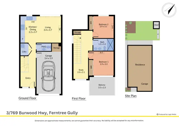 Floorplan of Homely house listing, 3/769 Burwood Hwy, Ferntree Gully VIC 3156