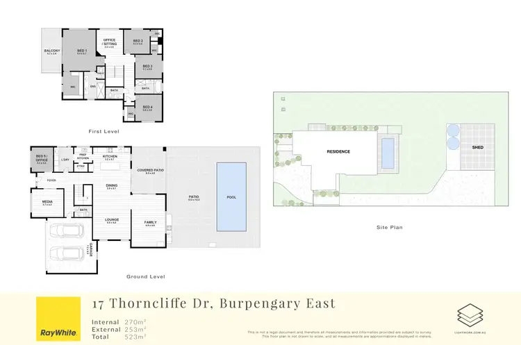 Floorplan of Homely house listing, 17 Thorncliffe Drive, Burpengary East QLD 4505
