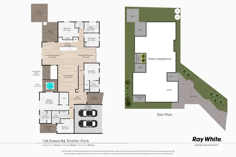 Floorplan of Homely house listing, 13A Francis Road, Shailer Park QLD 4128